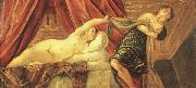 Jacopo Robusti Tintoretto Joseph and Potiphar's Wife Spain oil painting artist